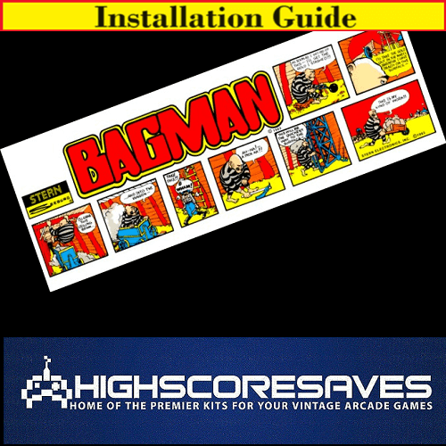 Installation Guide | Bagman Free Play and High Score Save Kit