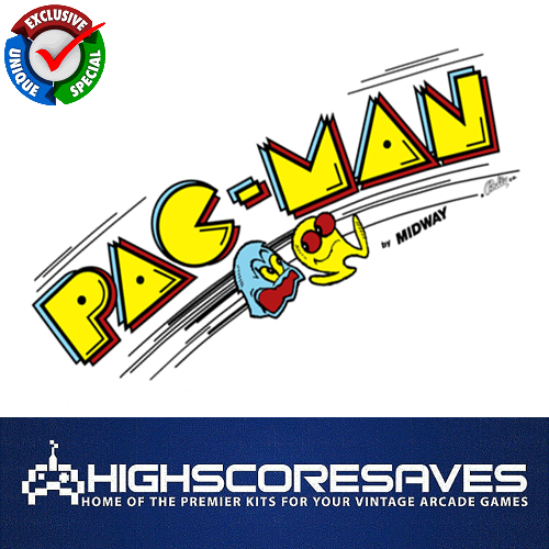 Pacman Free Play and High Score Save Kit