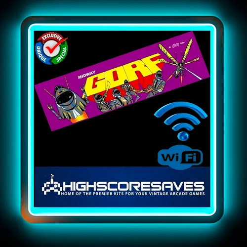 WiFi Enabled Gorf Free Play and High Score Save Kit