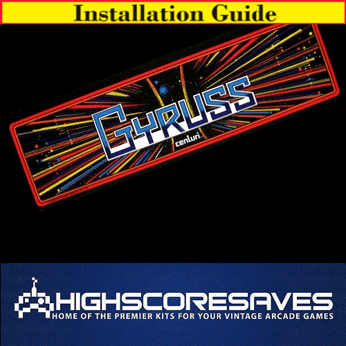 Installation Guide | Gyruss Free Play and High Score Save Kit