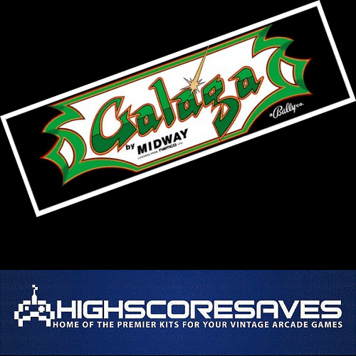 Online Galaga Free Play and High Score Save Kit