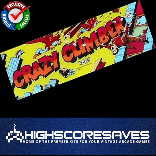 Crazy Climber Free Play and High Score Save Kit