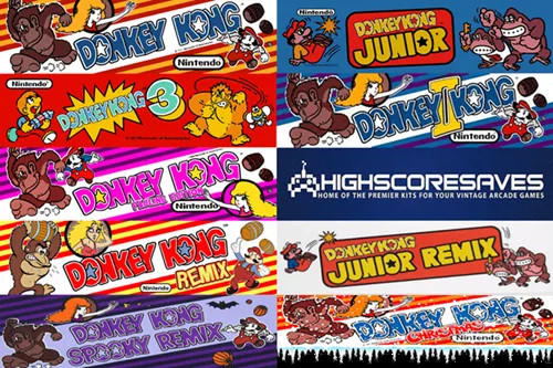 Ultimate Donkey Kong Junior 3DKJr Multigame with Remix Multigame Free Play and High Score Save Kit