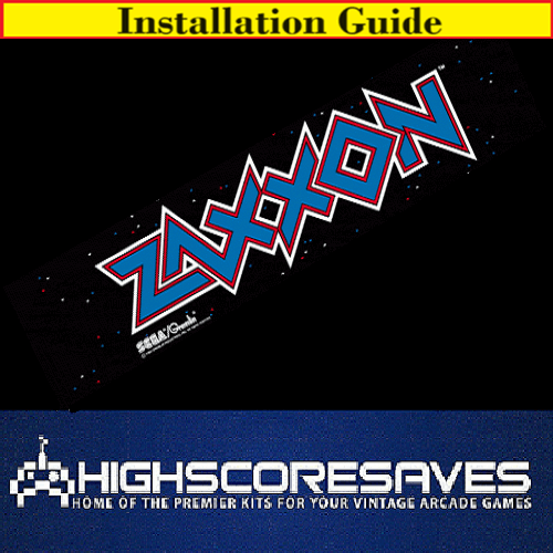 Installation Guide | Zaxxon Free Play and High Score Save Kit