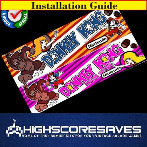 Installation Guide | Donkey Kong | Pauline Donkey Kong Free Play and High Score Save Kit