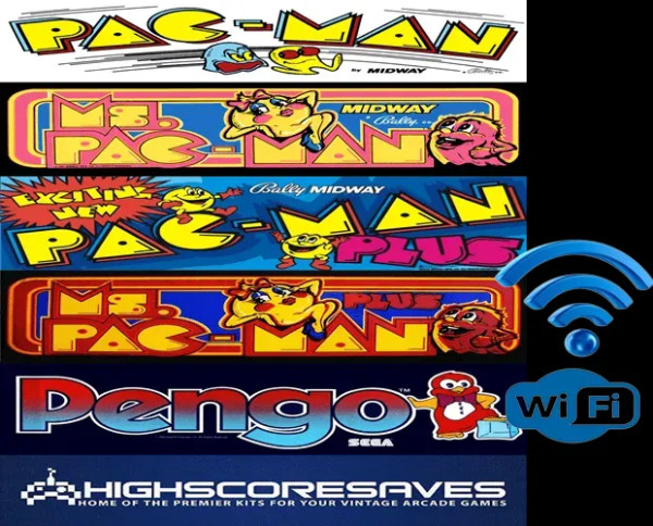 Online Pacman | Ms Pacman Multigame Free Play and High Score Save Kit