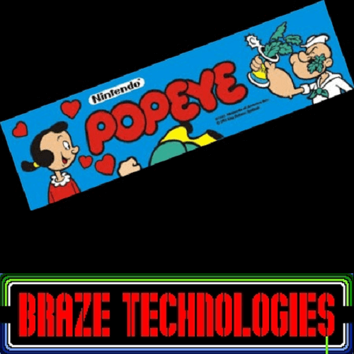 Braze Popeye Free Play and High Score Save Kit