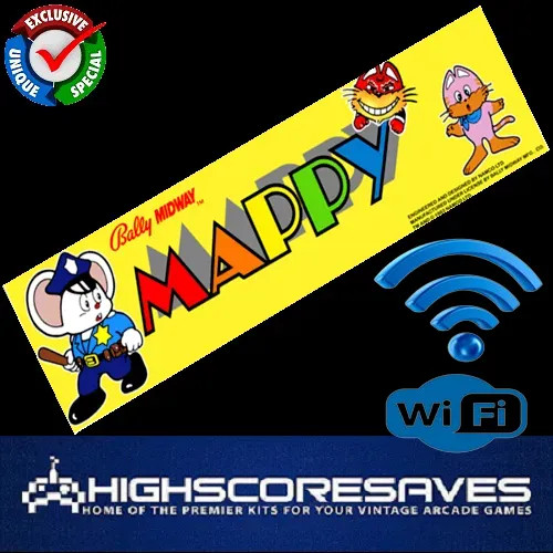 WiFi Enabled Mappy Free Play and High Score Save Kit