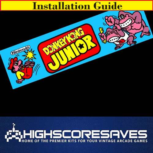 Installation Guide | Donkey Kong Jr Free Play and High Score Save Kit