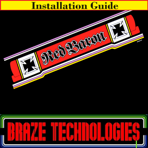 Installation Guide | Braze Red Baron Free Play and High Score Save Kit