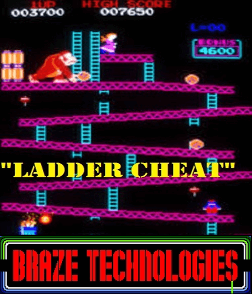 Braze Donkey Kong Japanese rom | Ladder Cheat Combo High Score Save Kit