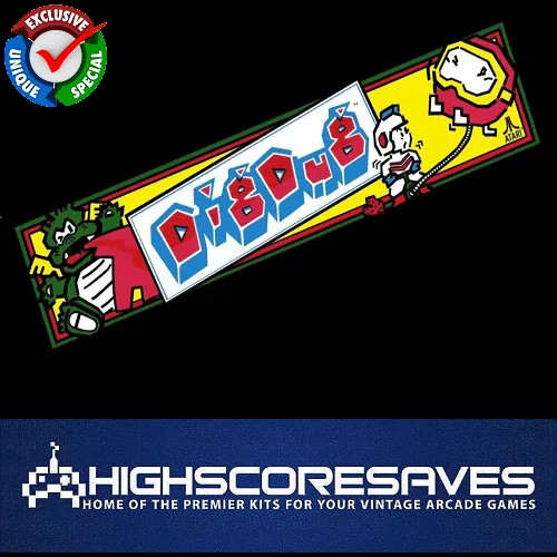 ONLINE Dig Dug Free Play and High Score Save Kit