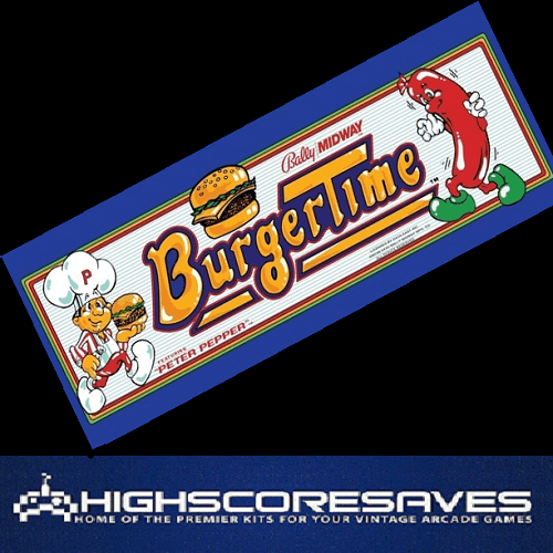 Burgertime Free Play and High Score Save Kit