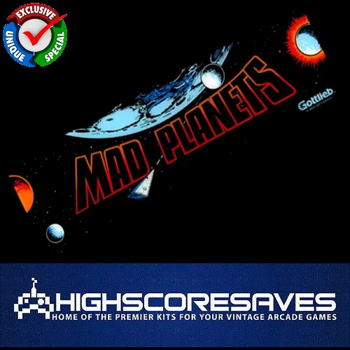 Mad Planets Free Play and High Score Save Kit