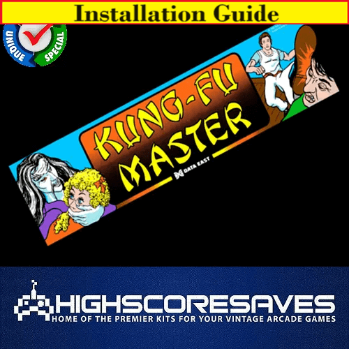 Installation Guide | Kung Fu Master Free Play and High Score Save Kit