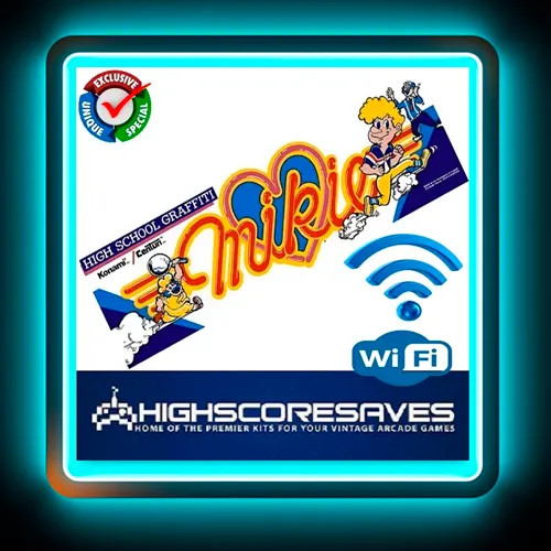 Wifi Enabled Mikie Free Play and High Score Save Kit