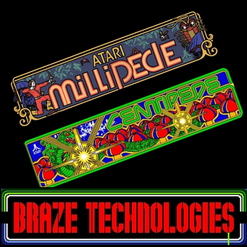Braze Multipede Free Play and High Score Save Kit Multigame