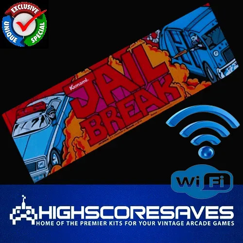 wifi enabled Jail Break Free Play and High Score Save Kit