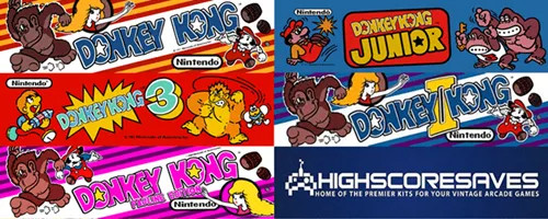 Ultimate Donkey Kong 3DK Multigame Free Play and High Score Save Kit