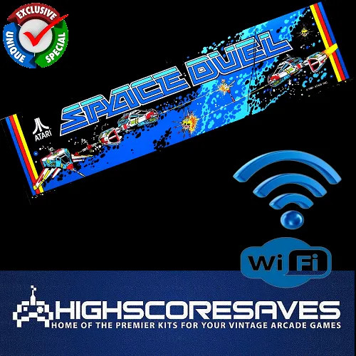 WiFi Enabled Space Duel Free Play and High Score Save Kit