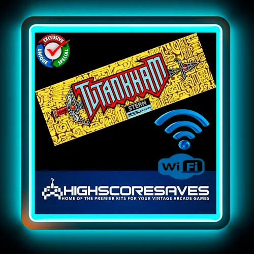 WiFi Enabled Tutankham Free Play and High Score Save Kit