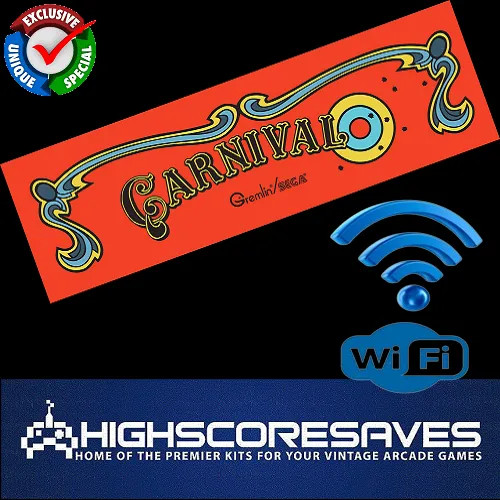 WiFi Enabled Carnival Free Play and High Score Save Kit