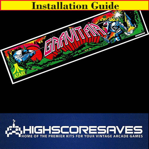 Installation Guide | Gravitar Free Play and High Score Save Kit