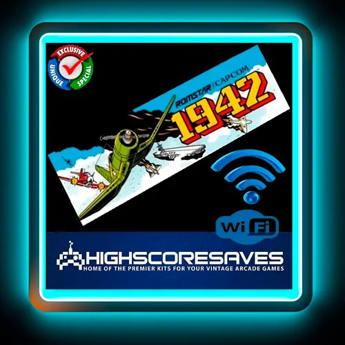 WiFi Enabled 1942 Free Play and High Score Save Kit