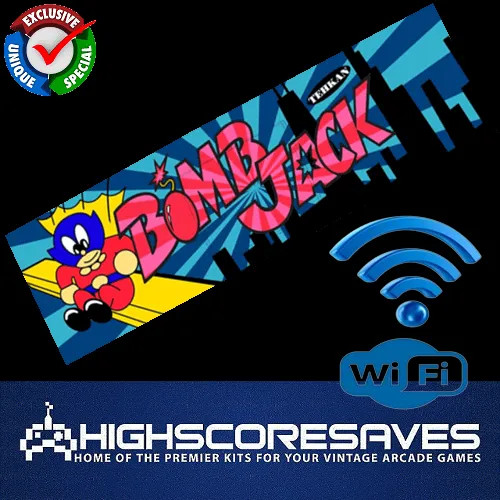 WiFi Enabled Bombjack Free Play and High Score Save Kit