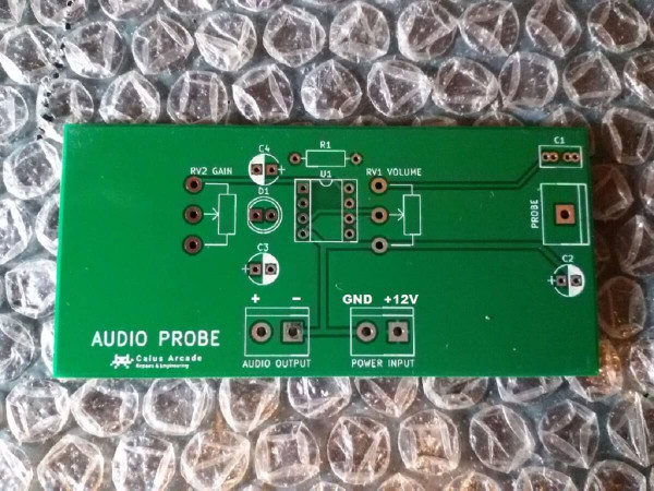 Arcade audio probe (blank board)