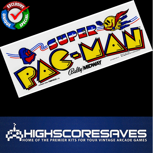 Super Pacman Free Play and High Score Save Kit