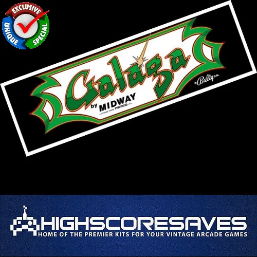 Online Galaga Free Play and High Score Save Kit