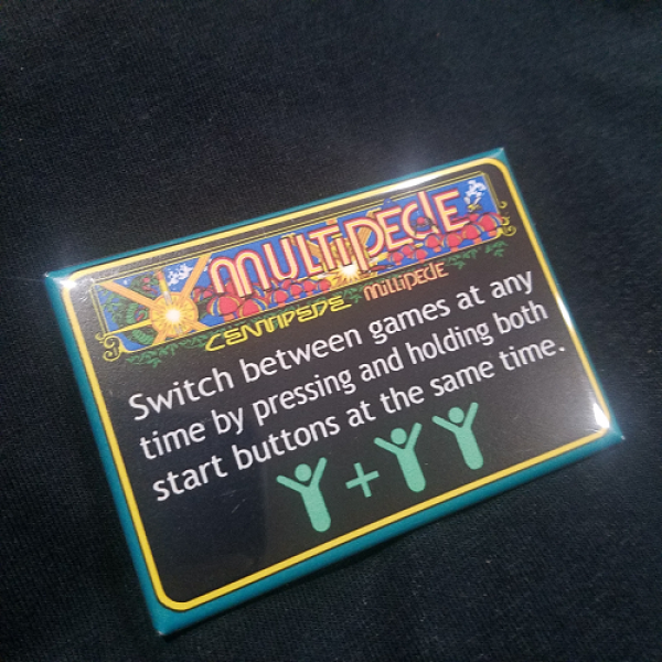 Multipede Multigame Instruction Magnet