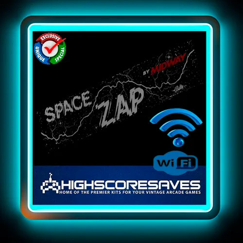 WiFi Enabled Space Zap Free Play and High Score Save Kit