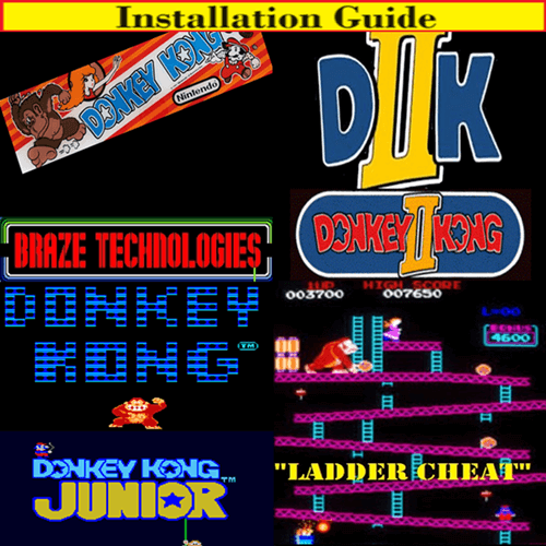 Installation Guide | Braze Donkey Kong Free Play and High Score Save Kit