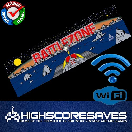 Online Battlezone Free Play and High Score Save Kit