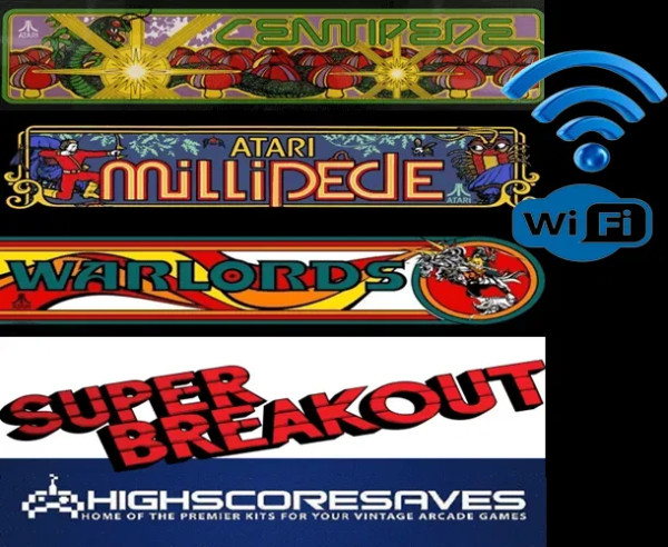 Online Super Multipede Multigame Free Play and High Score Save Kit
