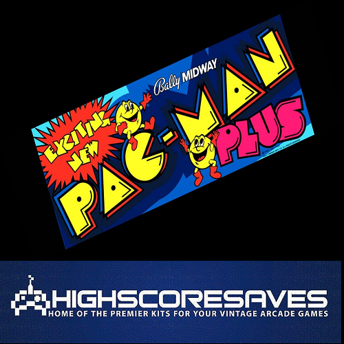 pacman plus free play and high score save kit